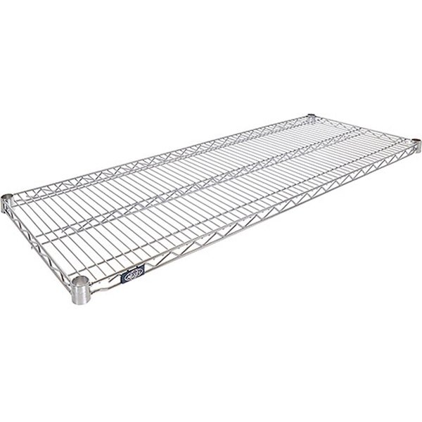 Nexel Stainless Steel Wire Shelf, 30W x 24D S2430S